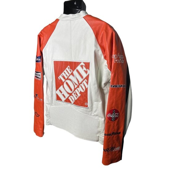 NASCAR Home Depot Tony Stewart #20 Chase Authentics Wilsons Leather Jacket MEDIU